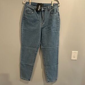 Missguided High Waisted Comfort Stretch Mom Jean Size 14r